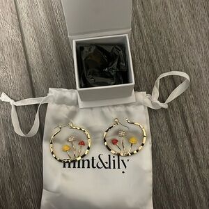 18k gold plated earrings